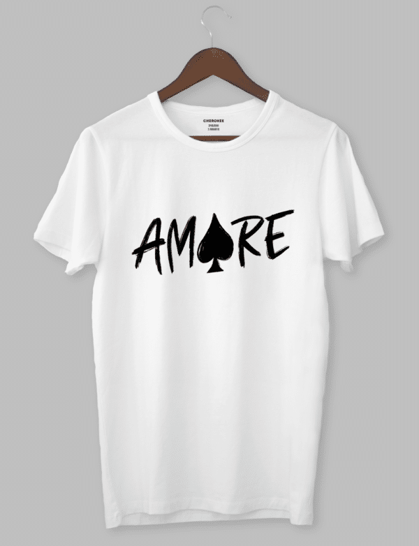 Футболка з прикольним дизайном «Amore ♠️»