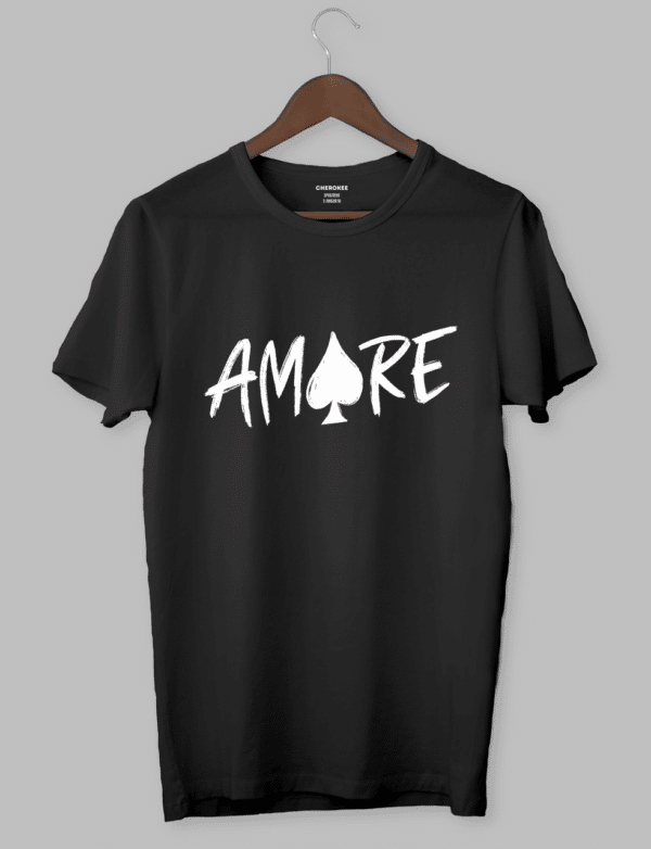 Футболка з прикольним дизайном «Amore ♠️»