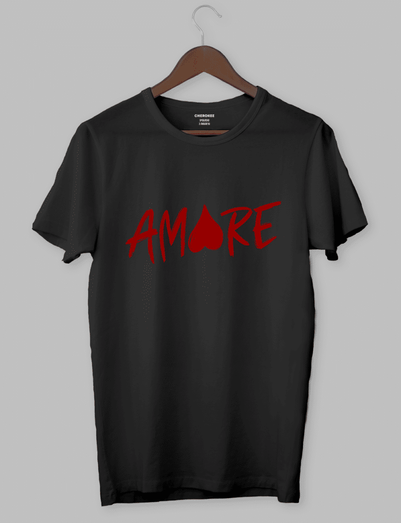 Футболка з оригінальним принтом “amore ♥️”