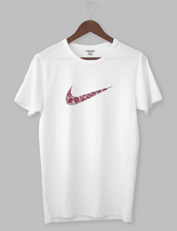 Футболка с прикольным дизайном "Nike kisses"
