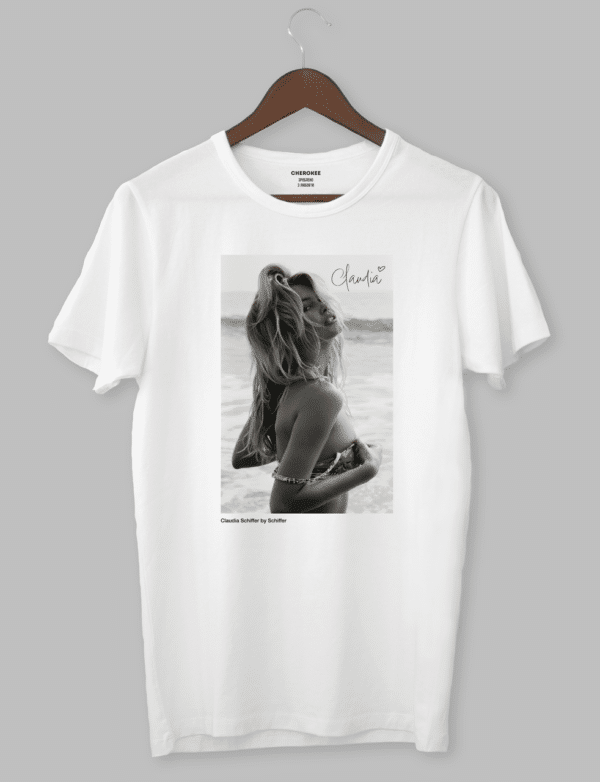 Футболка з дизайном "Claudia Schiffer by Schiffer"