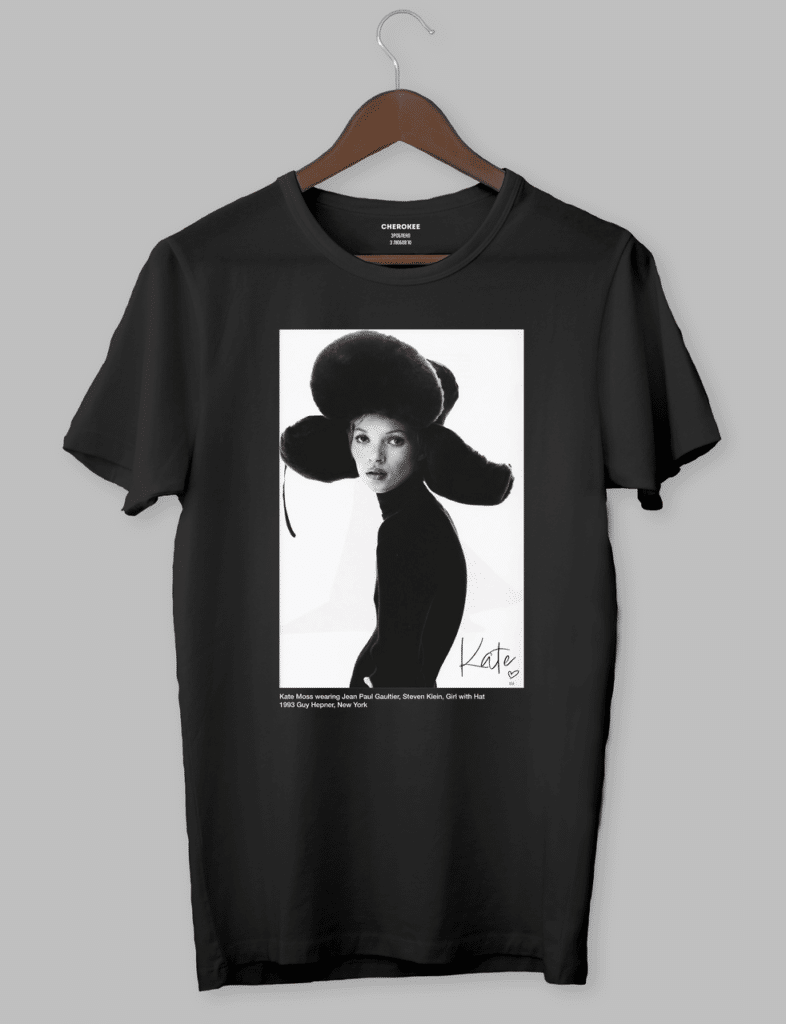 Стильна футболка з дизайном “Kate Moss”