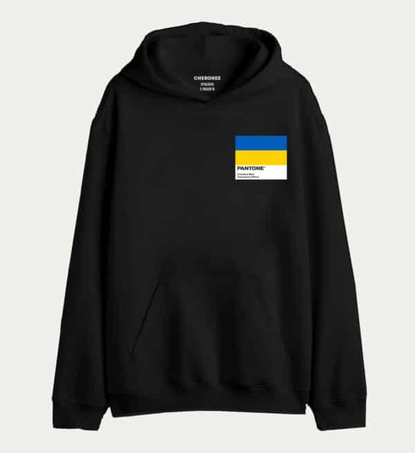 Патріотичне худі з дизайном «Pantone UA»