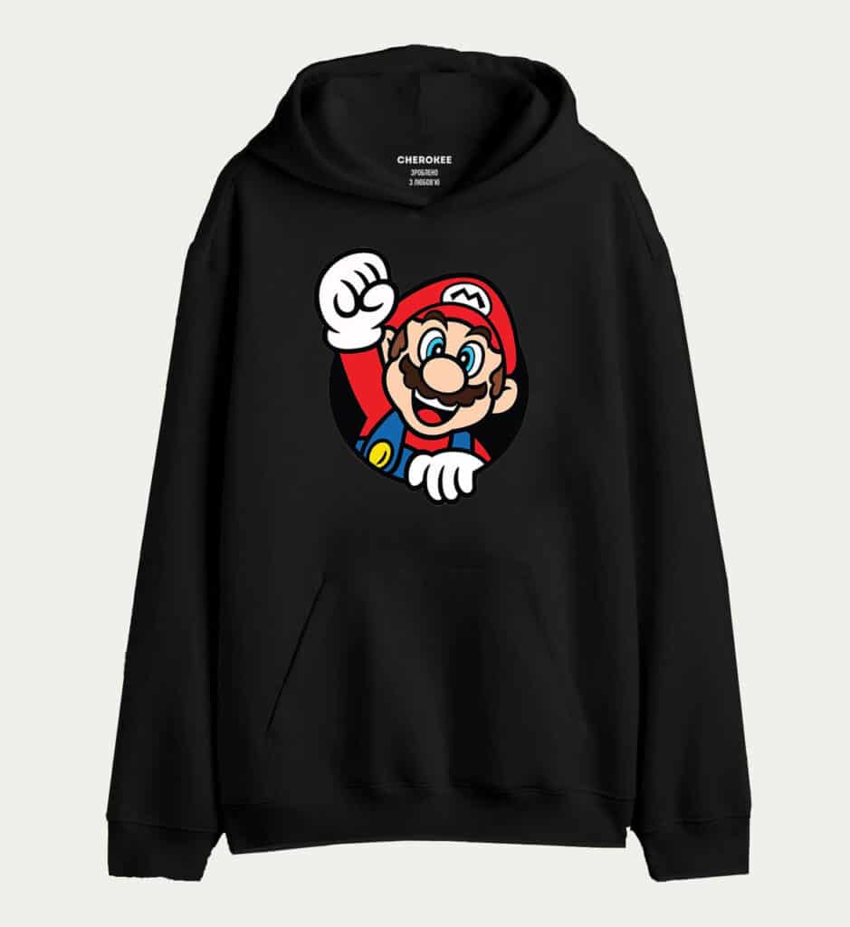 Худі з принтом “Super Mario”