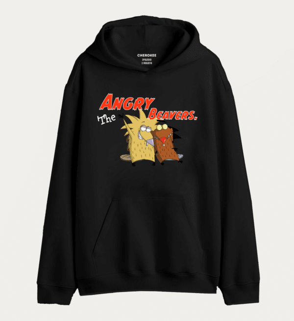 Худі з принтом Злюки Бобри «The ANGRY BEAVERS.»