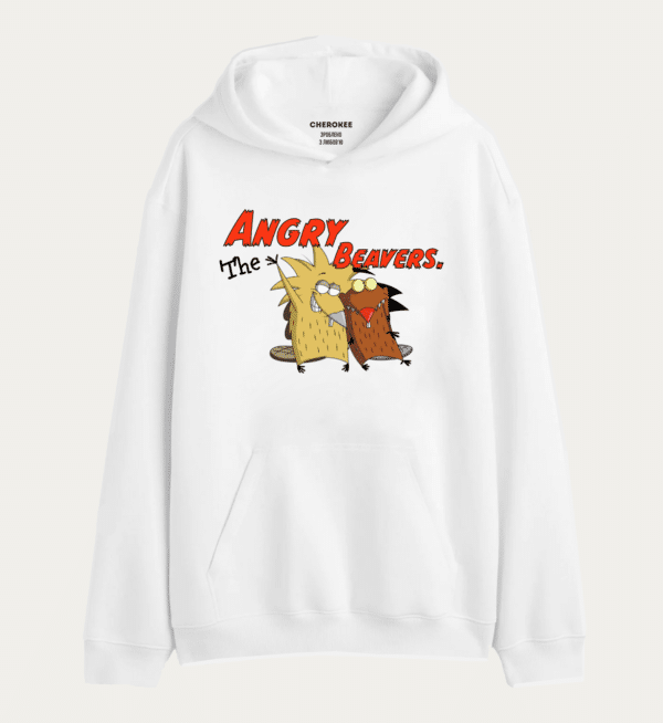 Худі з принтом Злюки Бобри «The ANGRY BEAVERS.»