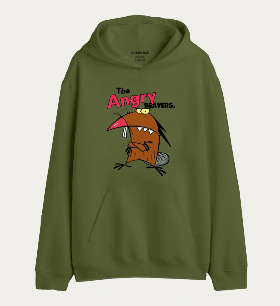Худі з принтом Злюки Бобри «The Angry BEAVERS.»