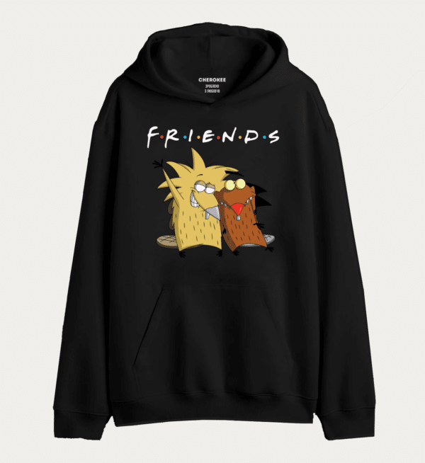 Худі з принтом Злюки Бобри «FRIENDS»
