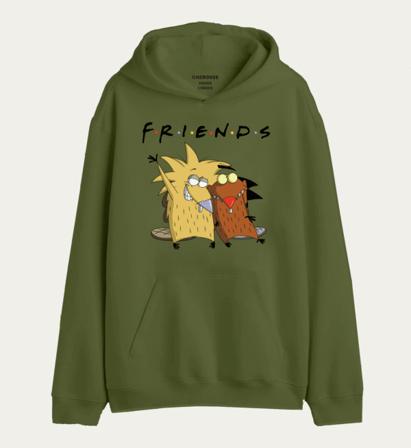 Худі з принтом Злюки Бобри «FRIENDS»
