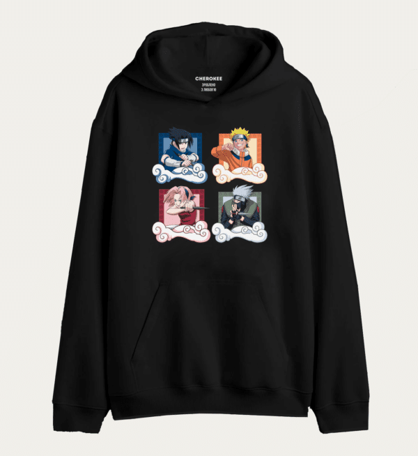 Худі толстовка "Naruto team 7 in action"