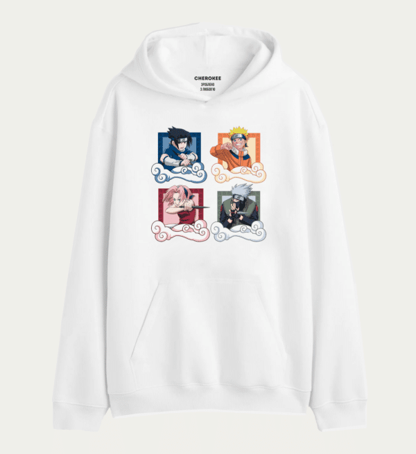 Худі толстовка "Naruto team 7 in action"