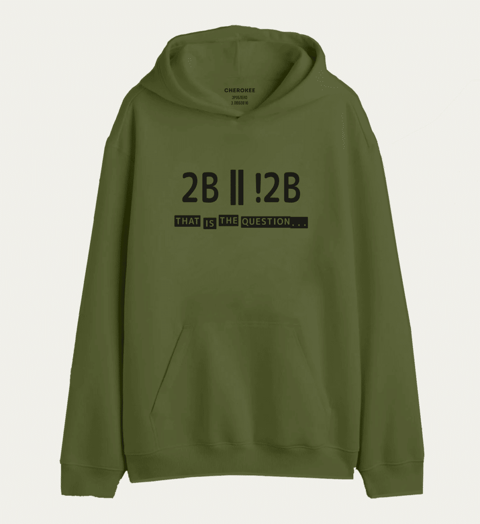 Худі толстовка “2b or not 2b”