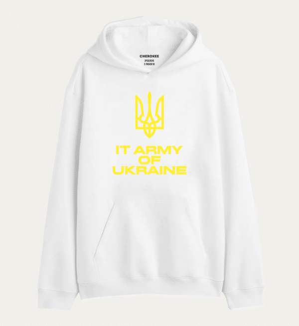 Худі толстовка з принтом "Internet Army of Ukraine"