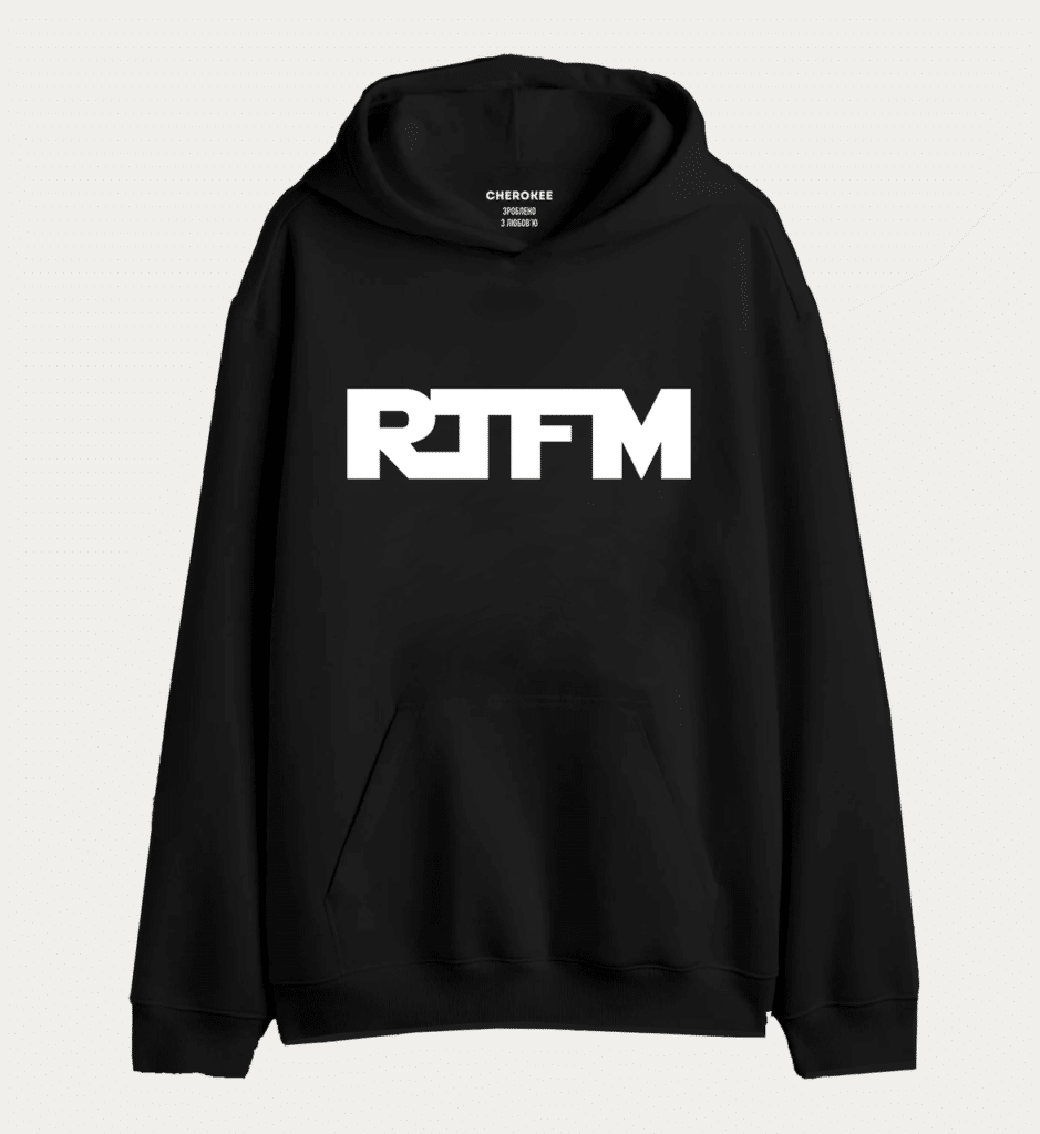 Худі толстовка з принтом “RTFM”