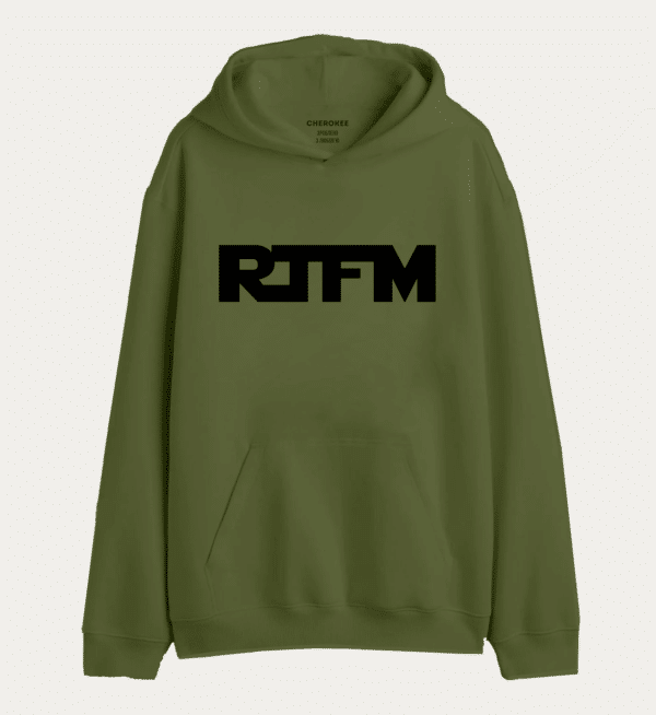 Худі толстовка з принтом "RTFM"