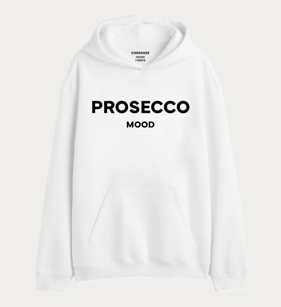Худі толстовка з принтом “PROSECCO MOOD”