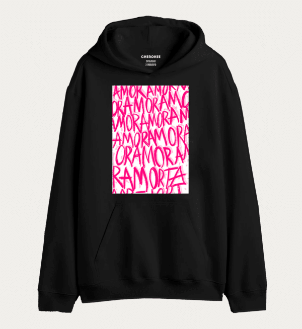 Худі з дизайном "AMORE Pink"