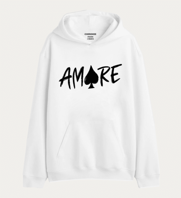 Худі з написом «amore black»