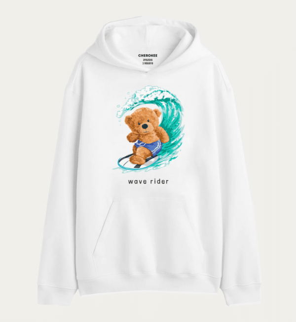 Худі толстовка з дизайном Тедді "Ведмедик Тедді wave rider"