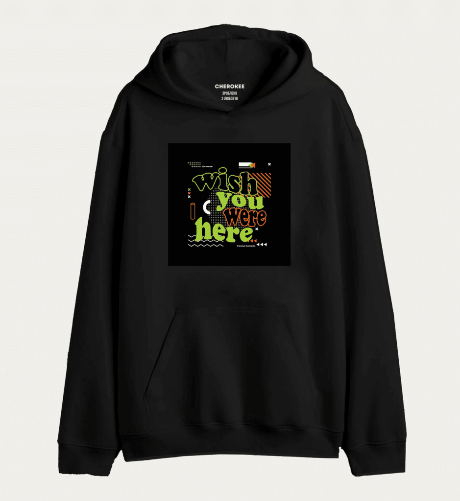Худі з дизайном “wish you were here”