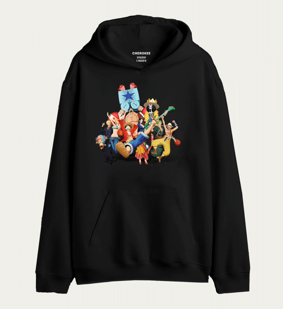 Худі з дизайном “One Piece heroes”