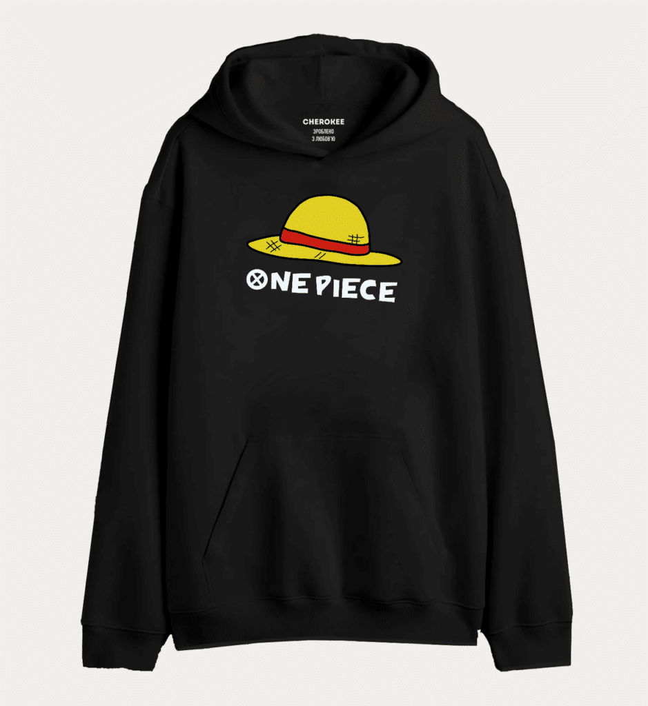 Толстовка з прикольним принтом “ONE PIECE “