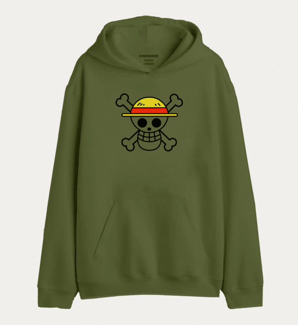 Толстовка з прикольним дизайном "Anime logo One Piece skull pirate"