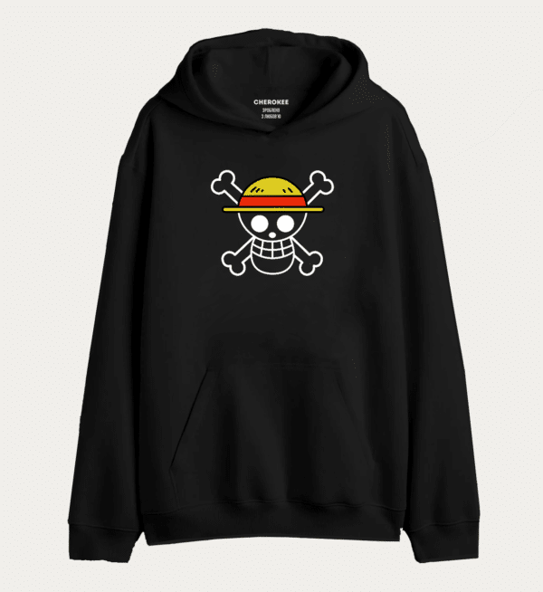 Толстовка з прикольним дизайном "Anime logo One Piece skull pirate"