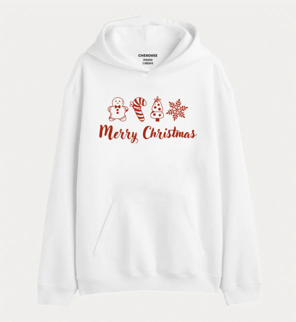 Толстовка з прикольним дизайном "Merry Christmas"