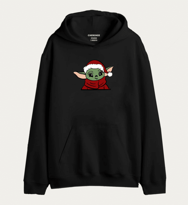Толстовка з дизайном на подарунок "Christmas Yoda"