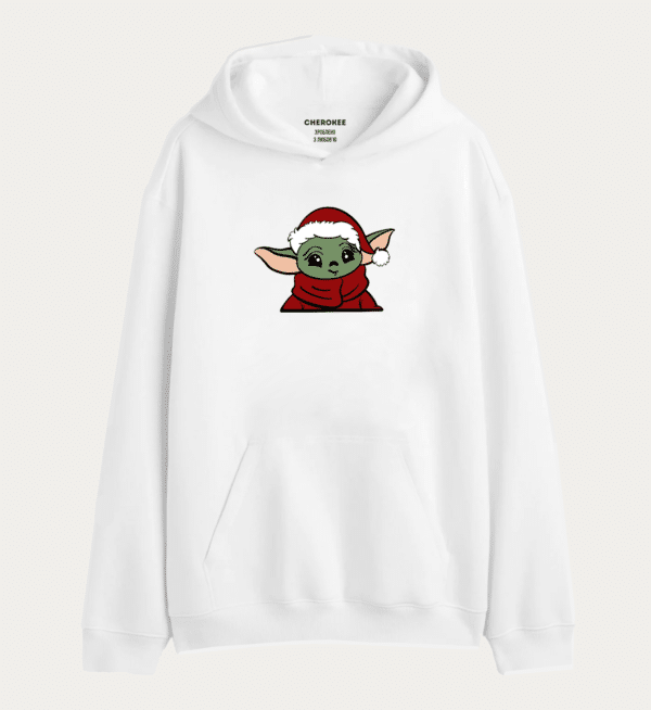 Толстовка з дизайном на подарунок "Christmas Yoda"