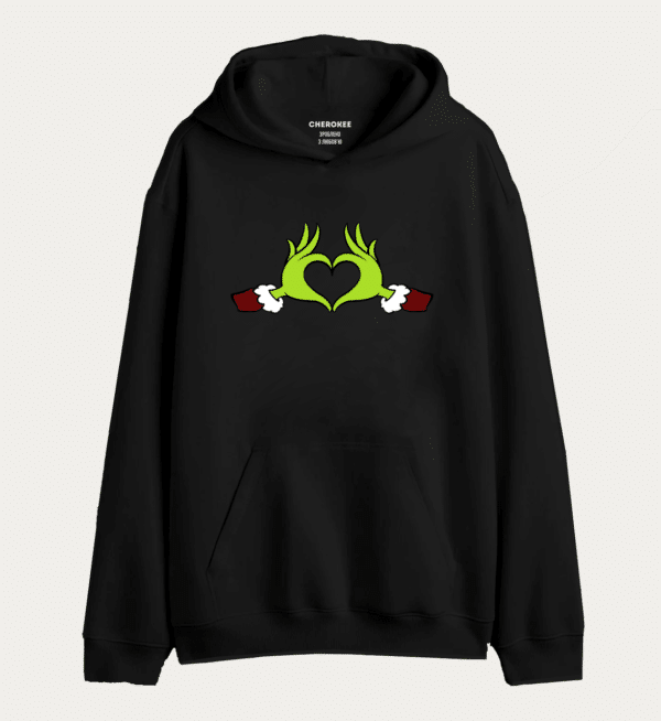 Толстовка з принтом "grinch love"