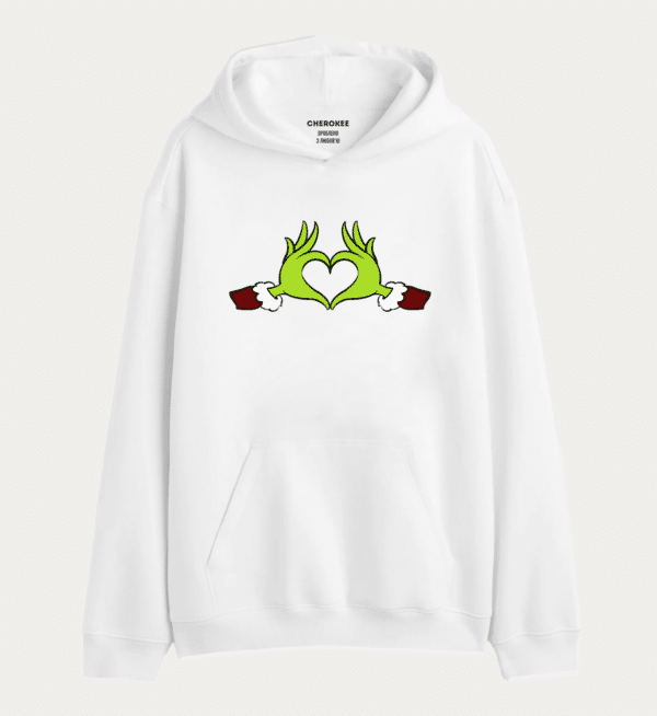 Толстовка з принтом "grinch love"