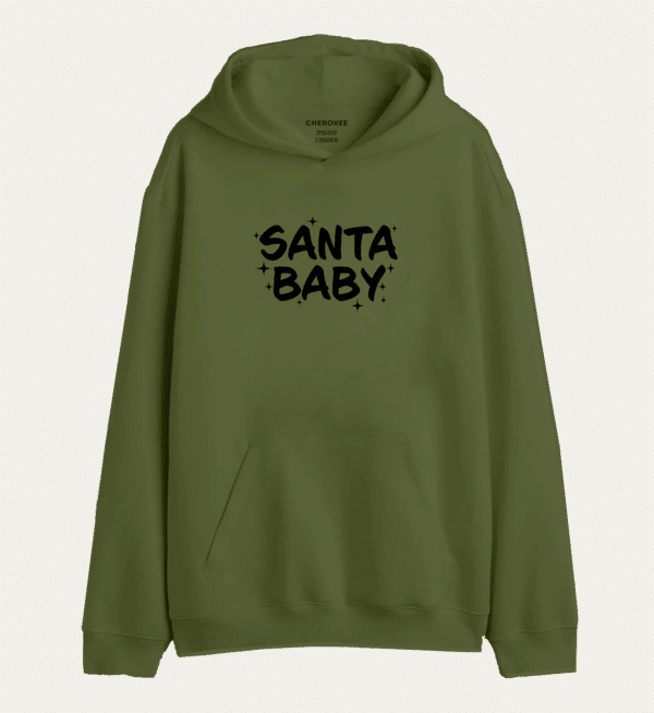 Толстовка з дизайном на подарунок "SANTA "BABY"