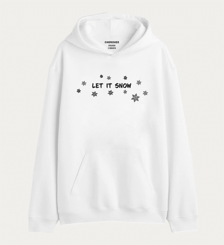 Толстовка на подарунок “LET IT SNOW”