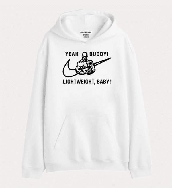 Толстовка з принтом "YEAH BUDDY! LIGHTWEIGHT, BABY!"