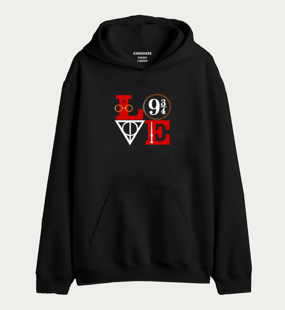 Толстовка з дизайном на подарунок “LOVE 9 3/4”