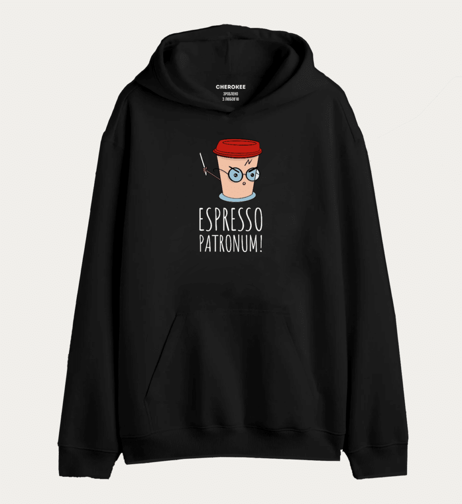 Толстовка з принтом “ESPRESSO PATRONUM”