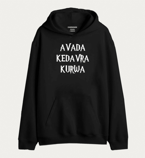 Толстовка з принтом "AVADA KEDAVRA KURWA"