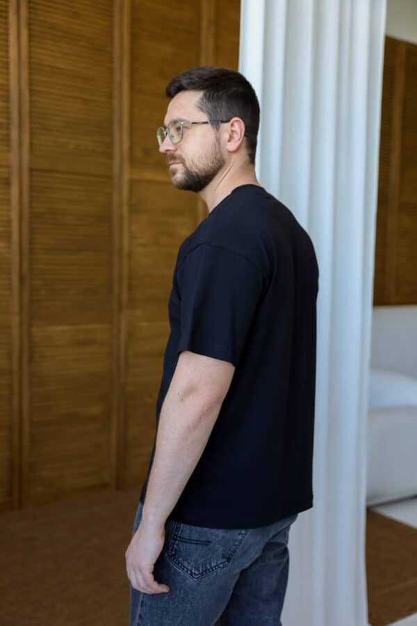 Футболка оверсайз Unisex Чорна