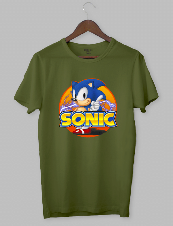 Футболка з оригінальним дизайном "Sonic lightning"