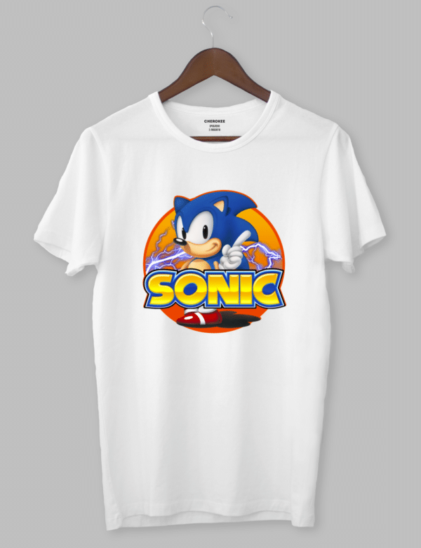 Футболка з оригінальним дизайном "Sonic lightning"