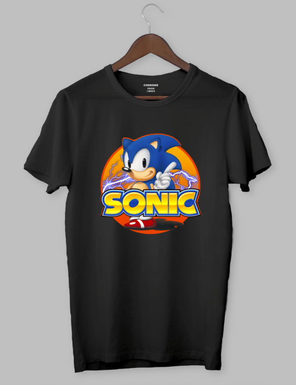 Футболка з оригінальним дизайном "Sonic lightning"