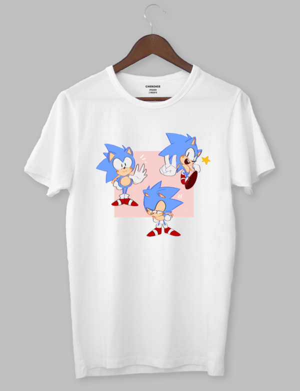 Футболка з принтом "Funny Sonic"