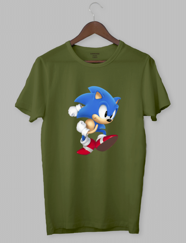 Футболка з принтом "Sonic 3d"