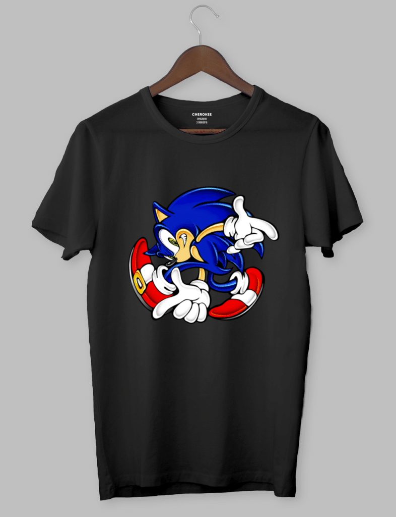 Футболка з оригінальним дизайном “Running sonic”