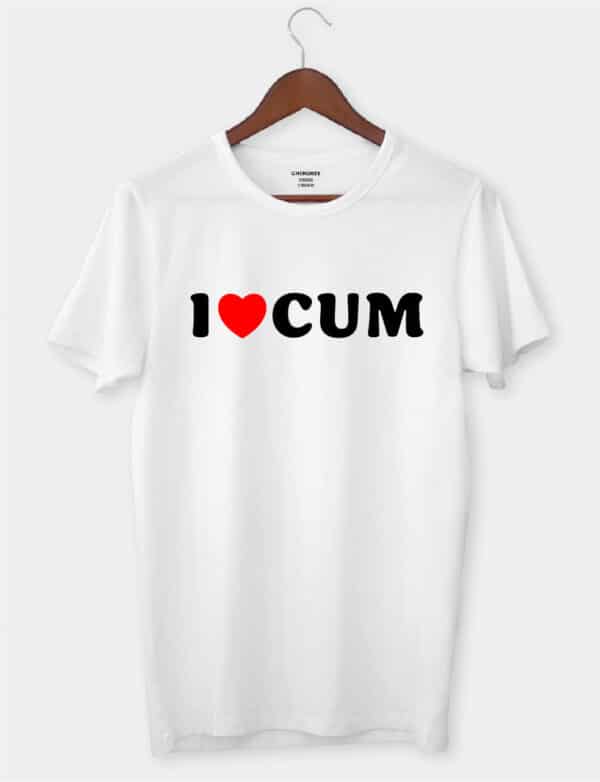 Футболка в подарунок для кума "I love Cum"