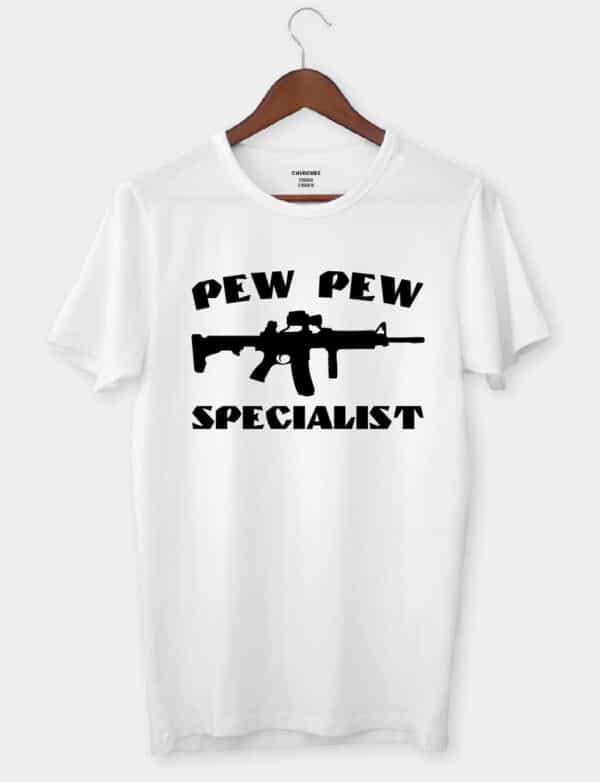 Футболка чоловіча "Pew Pew Specialist"