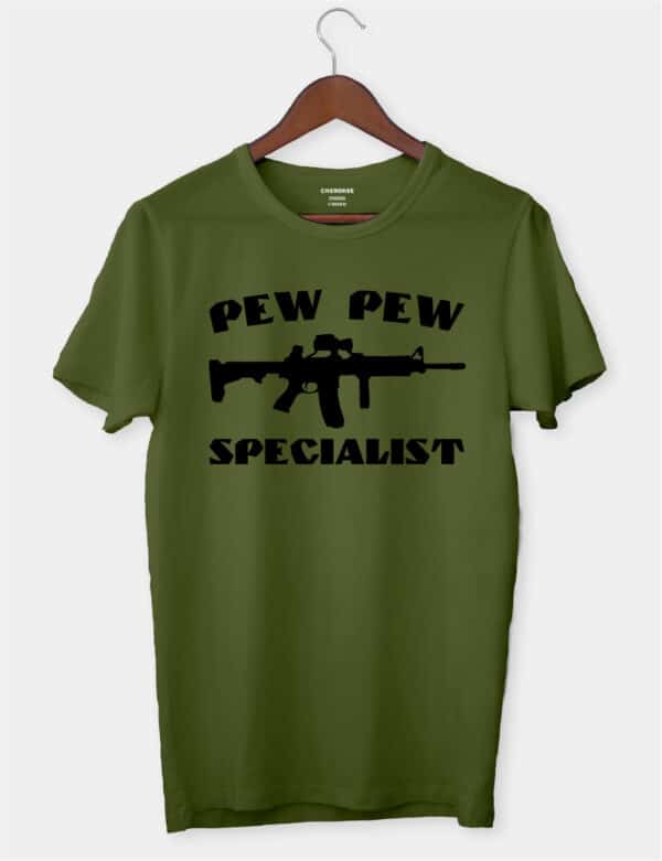Футболка чоловіча "Pew Pew Specialist"