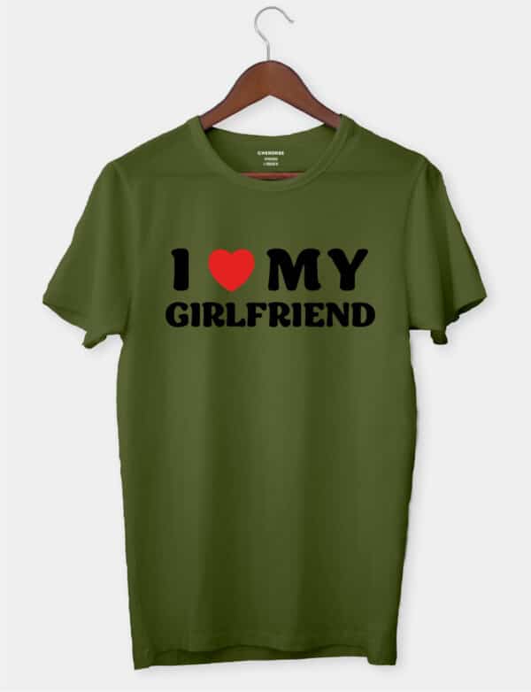 Футболка для хлопця в подарунок "I love my girlfriend"